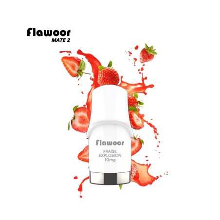 Pods Fraise Explosion 2ml x2 - Flawoor Mate 2